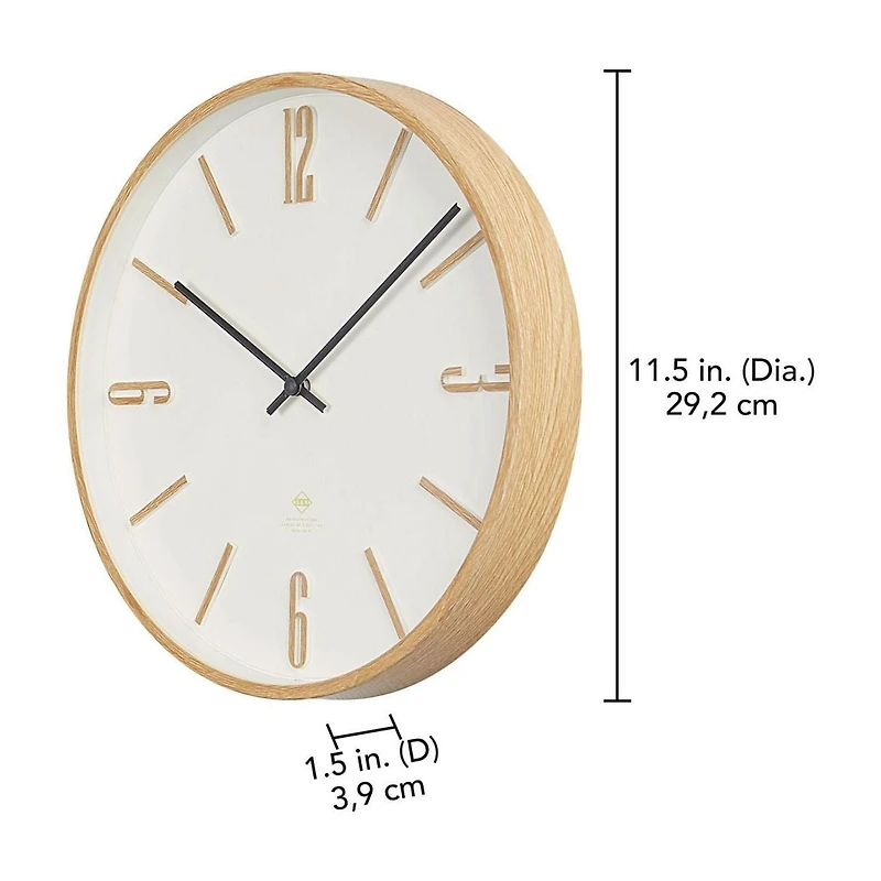 Horloge murale HOMETRENDS 29,2 cm, précision du quartz