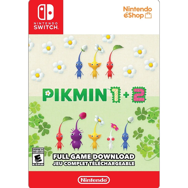 Nintendo Switch Pikmin 1+2 Bundle $64.99 Carte Cadeau (Code Numérique)