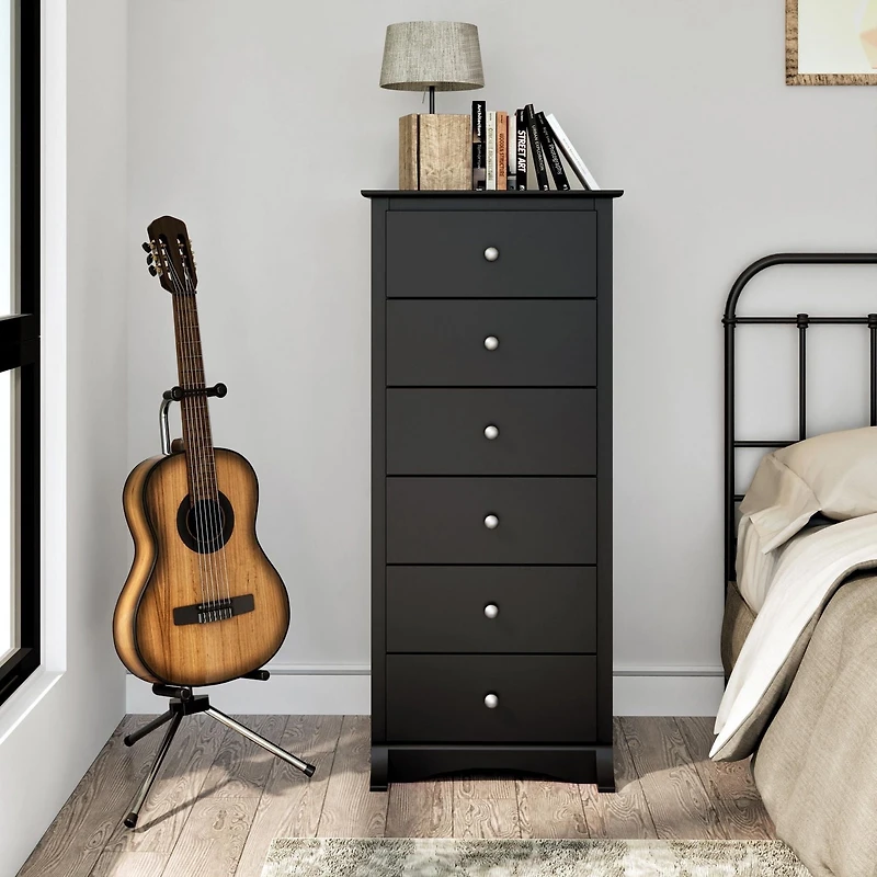 Prepac Monterey White Children’s 6-Drawer Dresser