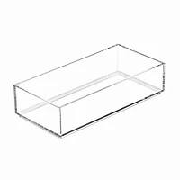 Évacuez le dispositif de rangement 1 Mainstays Organisateur empilable 1 design rectangulaire 100%PS