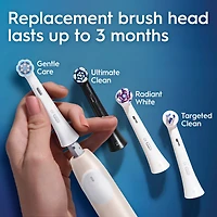 Brosse à dents électrique rechargeable Oral-B iO Série 2, pêche avec 1 brossette soins doux – Capteur automatique de pression pour protéger les gencives – 3 modes – Minuterie de 2 minutes