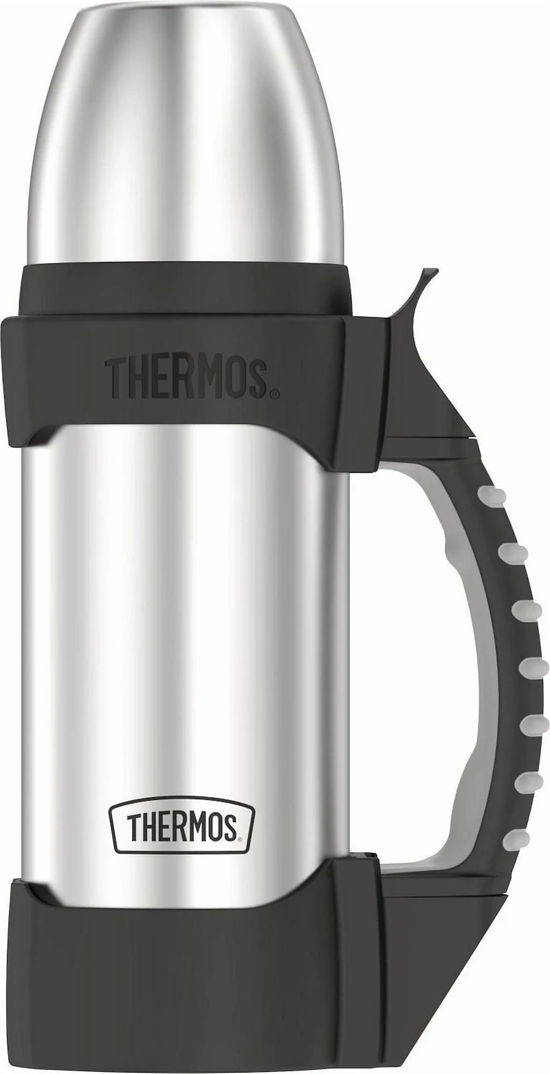 Thermos The Rock Vacuum Insulated Stainless Steel Beverage Bottle, 1 Liter, 1 Litre, Stainless Steel