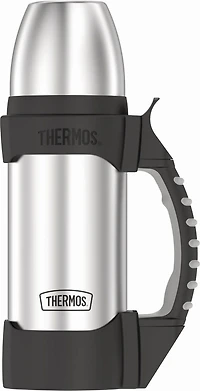Thermos The Rock Vacuum Insulated Stainless Steel Beverage Bottle, 1 Liter, 1 Litre, Stainless Steel