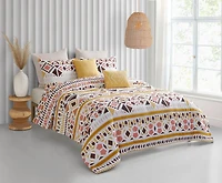 Chenille Mosaic 8 Piece Bed in a Bag