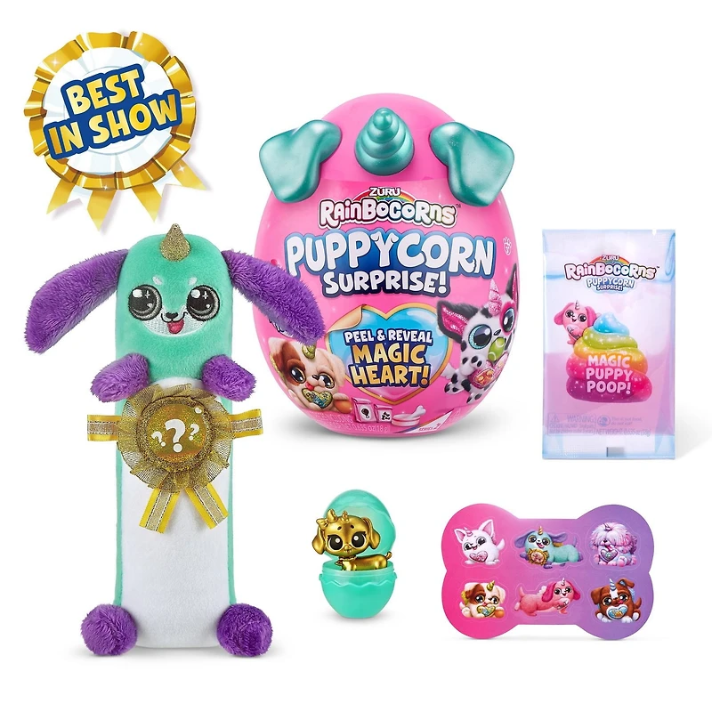 Rainbocorns Sparkle Heart Surprise, Puppycorn Series 2