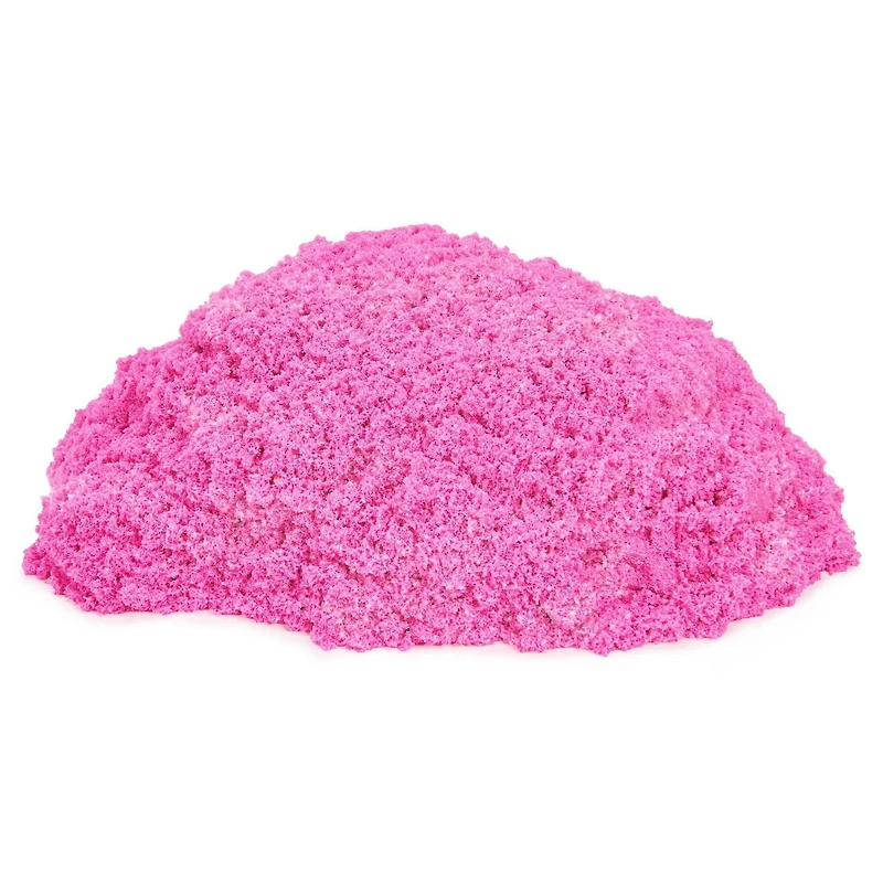 Kinetic Sand, Sachet de 907 g de sable scintillant Rose cristal entièrement naturel à écraser, mélanger et sculpter