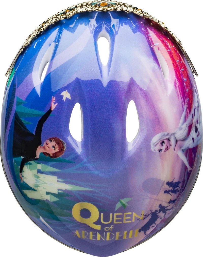 Frozen 3D Anna Tiara Child Bike Helmet, Sizes 52-56 cm
