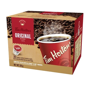 Tim Hortons Original Blend Coffee, 30 Servings, 315 g