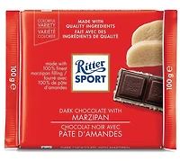 Chocolat noir avec pâte d'amandes Ritter Sport 100g