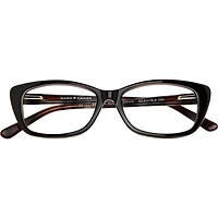 Hard Candy Womens Prescription Eyeglasses, Brown Sugar, Dark Brown, 53-15-145
