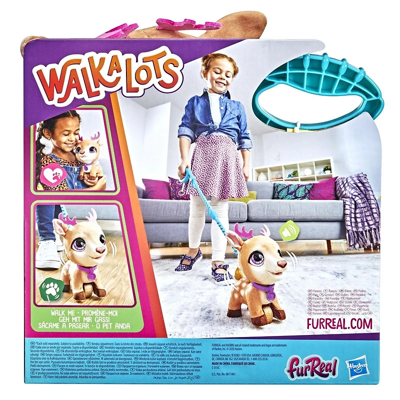 furReal, Grands pas, Peluche chevreuil interactive, jouet Jouet électronique, 4 ans et plus