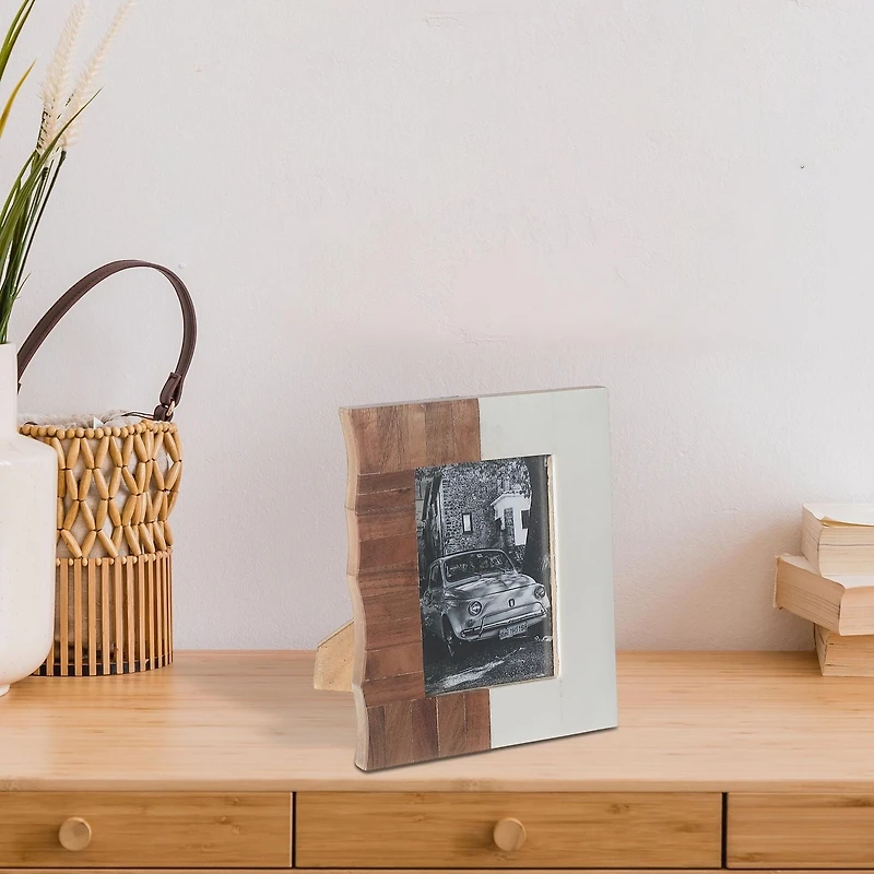 8X10 Wooden & Resin Inlay Photo Frame