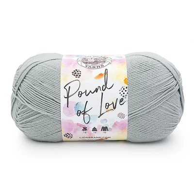 Lion Brand Pound of Love® Yarn Sleet Yarn #4 Medium/Worsted Acrylic Yarn, 454g/ 932m, 1CT
