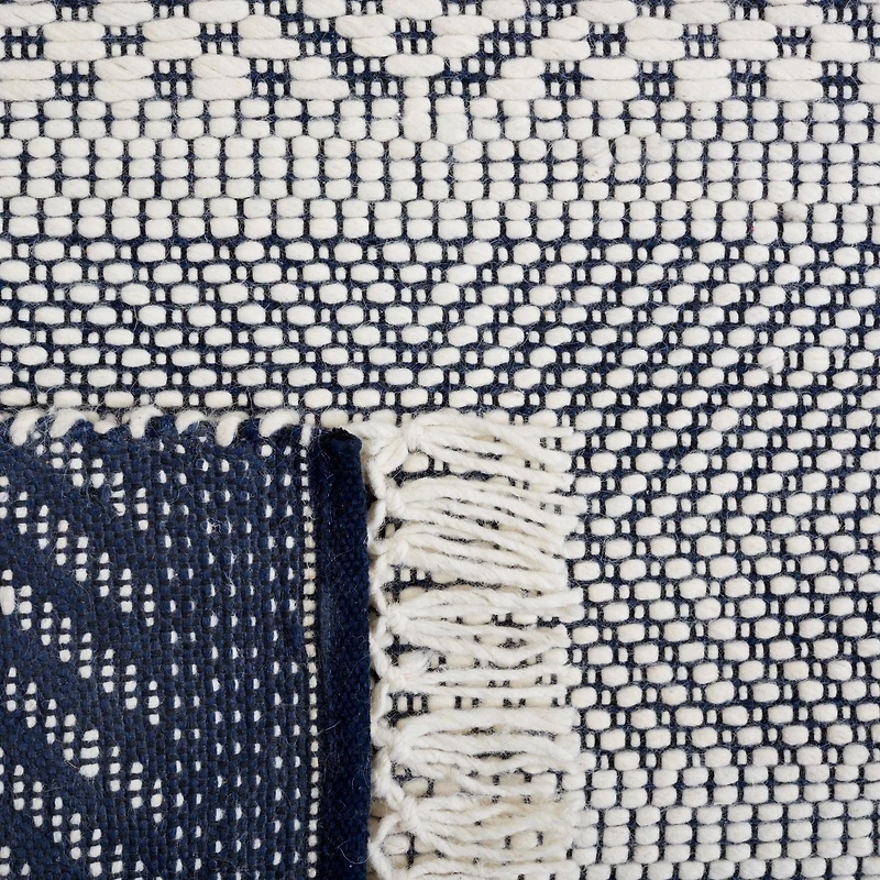 SAFAVIEH Natura Skyler Stripe Diamond Tassel Area Rug