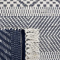 SAFAVIEH Natura Skyler Stripe Diamond Tassel Area Rug