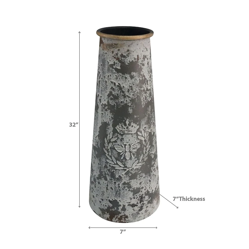 Vase En Métal 32 "Oxy