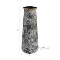 Vase En Métal 32 "Oxy