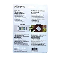 Station de Température et d'Humidité sans fils Accutemp Climatic