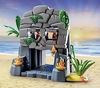 Playmobil Ile au trésor avec pirate et monstre marin