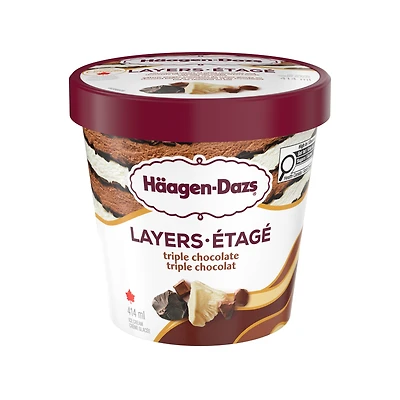 Layers Triple Chocolate Ice Cream, 414 mL