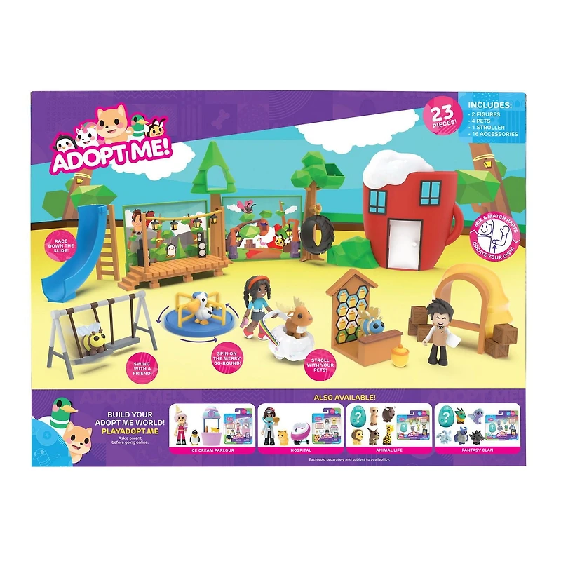 Roblox Adopt Me Coffee Shop and Playground Playset