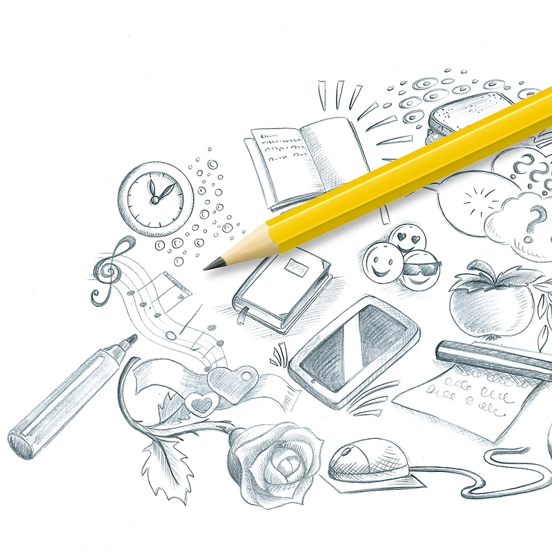 Staedtler HB #2 Yellow Graphite Pencils, Pack of 20