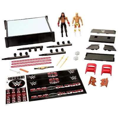 WWE Coffret Main Event Mayhem de la série Main Event 10 accessoires
