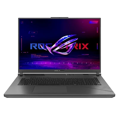 Ordinateur portable de jeu ASUS ROG Strix G18 2025, écran Nebula WQXGA de 18 po, NVIDIA GeForce RTX 5060, pro AMD Ryzen™ 9 8940HX, mém DDR5 de 16 Go, SSD PCIe de 1 To, Wi-Fi 6E, W11, G814PM-DS94-CA