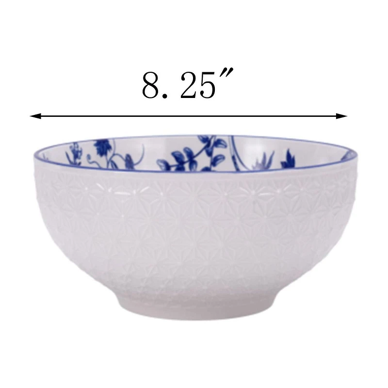 Mainstays 8.25" Pad printed big bowl, Pad printed with stoneware