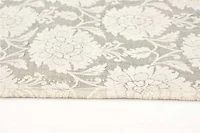 ECARPETGALLERY 5'0" x 7'7"  Floral Collage Handmade Area Rug for Living Room, Dining Room and Bedroom in Grey