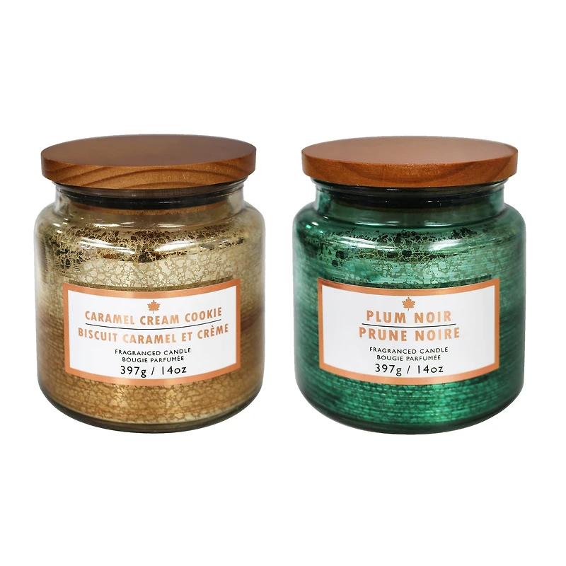 Hometrends Bougie parfumée hometrends à senteur de biscuits caramel et crème