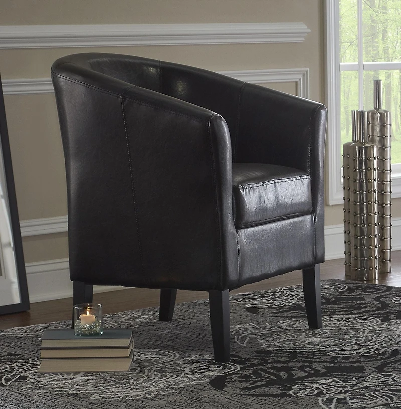 Finn Noir Fauteuil Club