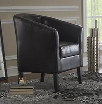 Finn Noir Fauteuil Club