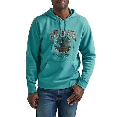Lee Men's Graphic Hooded Sweatshirt