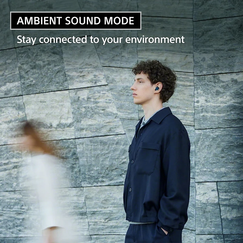 Sony WF-C710N Truly Wireless Noise Canceling Earbuds - Glass Blue