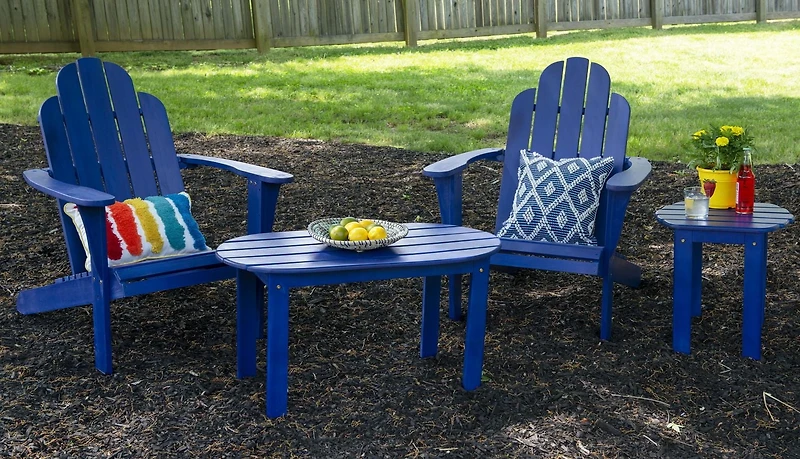 Chaise d'Extérieur Adirondack Bleue