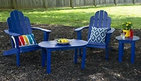 Chaise d'Extérieur Adirondack Bleue