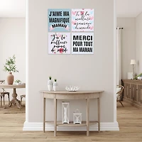 IH Casa Decor Toivas Wall Art Maman Asstd - Set De 4
