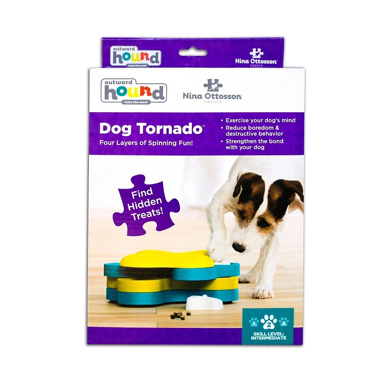 Nina Ottosson De Outward Hound Jouet Pour Chien Casse-Tête À Gâteries Interactif Tornade Casse-Tête Engageant