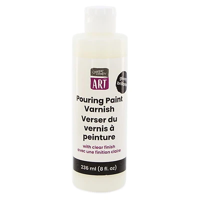 Vernis coulant UNIQUE CREATIV ART — Transparent brillant, autonivelant, 236 ml