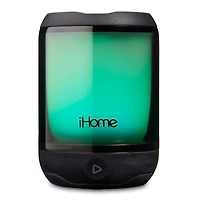 iHome PLAYGLOW MINI Haut-parleur Bluetooth imperméable rechargeable à couleurs changeantes avec batterie à long durée