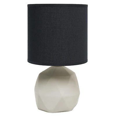 Simple Designs Geometric Concrete Lamp