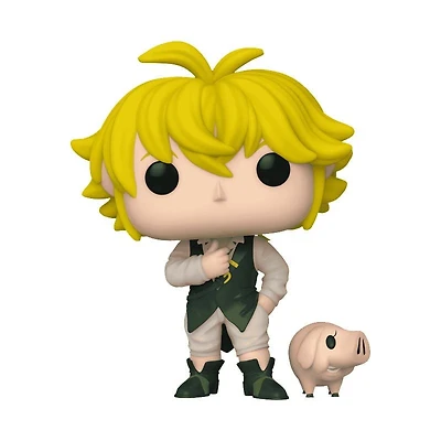 Funko Pop! & Buddy Animation: The Seven Deadly Sins - Meliodas avec Hawk Figurine En Vinyle