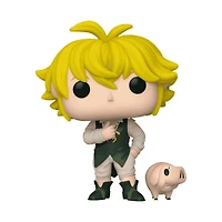 Funko Pop! & Buddy Animation: The Seven Deadly Sins - Meliodas avec Hawk Figurine En Vinyle