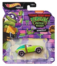 Hot Wheels – Character Cars – Véhicule sous licence TMNT Donatello