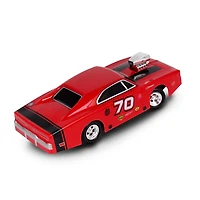 NKOK 1970 Dodge Charger RC Car Red/Black 1:24<br>