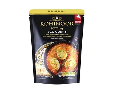 Sauce de cuisson au curry d’oeufs Kohinoor 375g