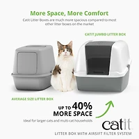 Catit Airsift Cat Litter Pan Jumbo, Jumbo