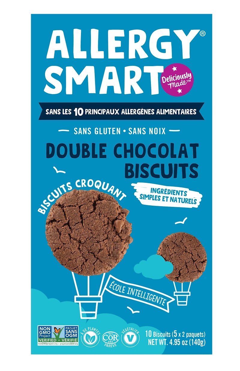 Allergy Smart Double Chocolate Cookie 140g
