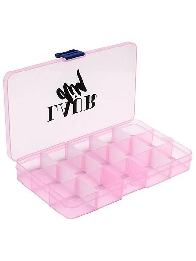 Pink storage case for crafting supplies